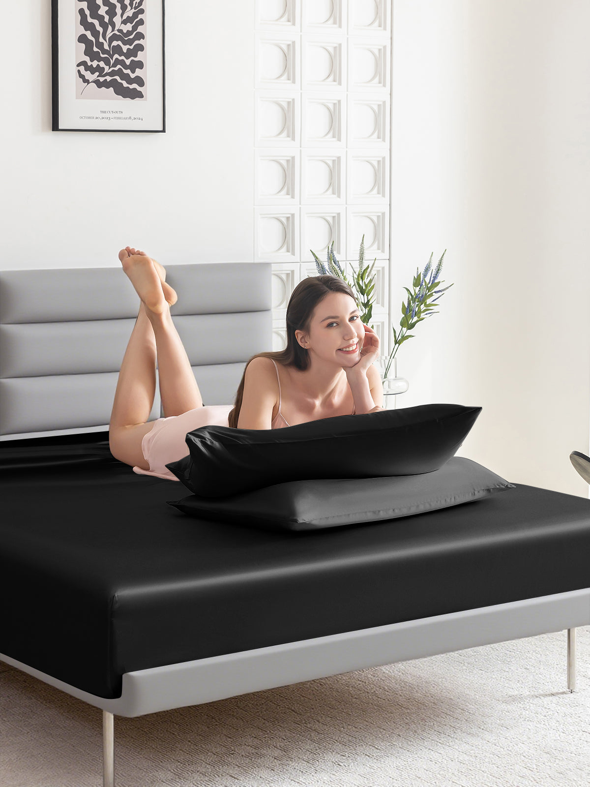 Drap-housse en soie - 22 momme