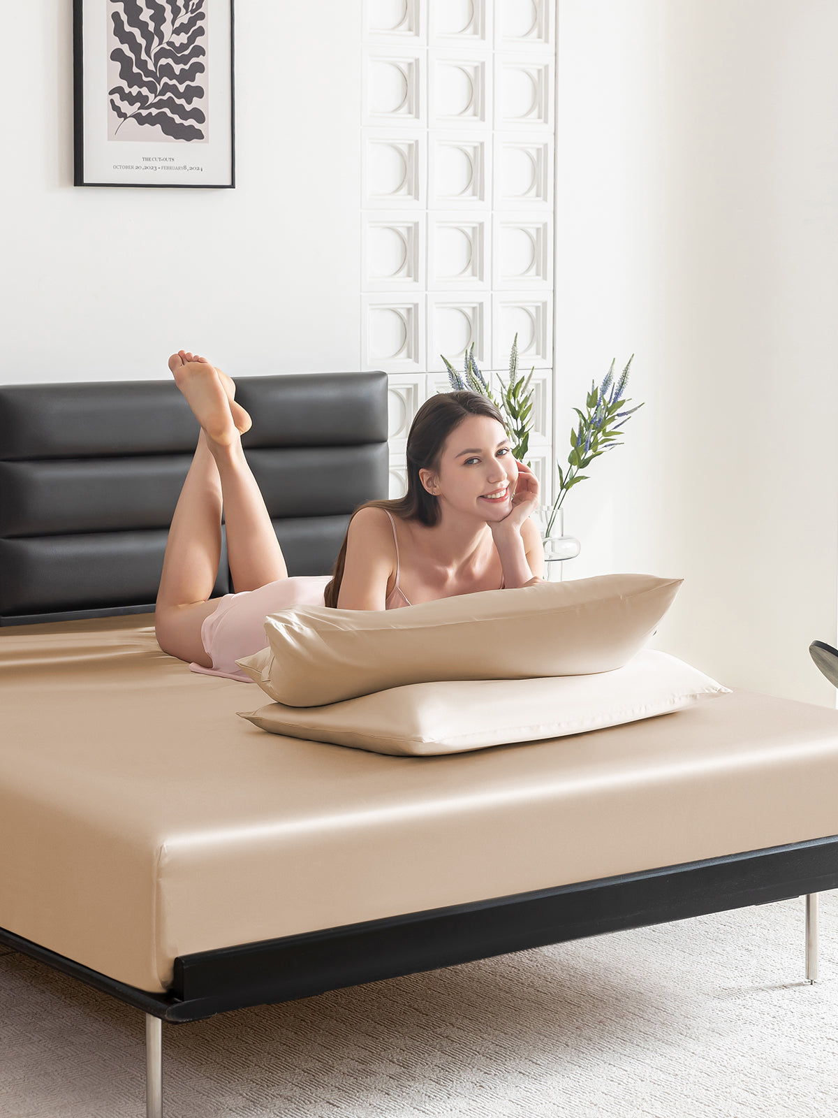 Drap-housse en soie - 22 momme