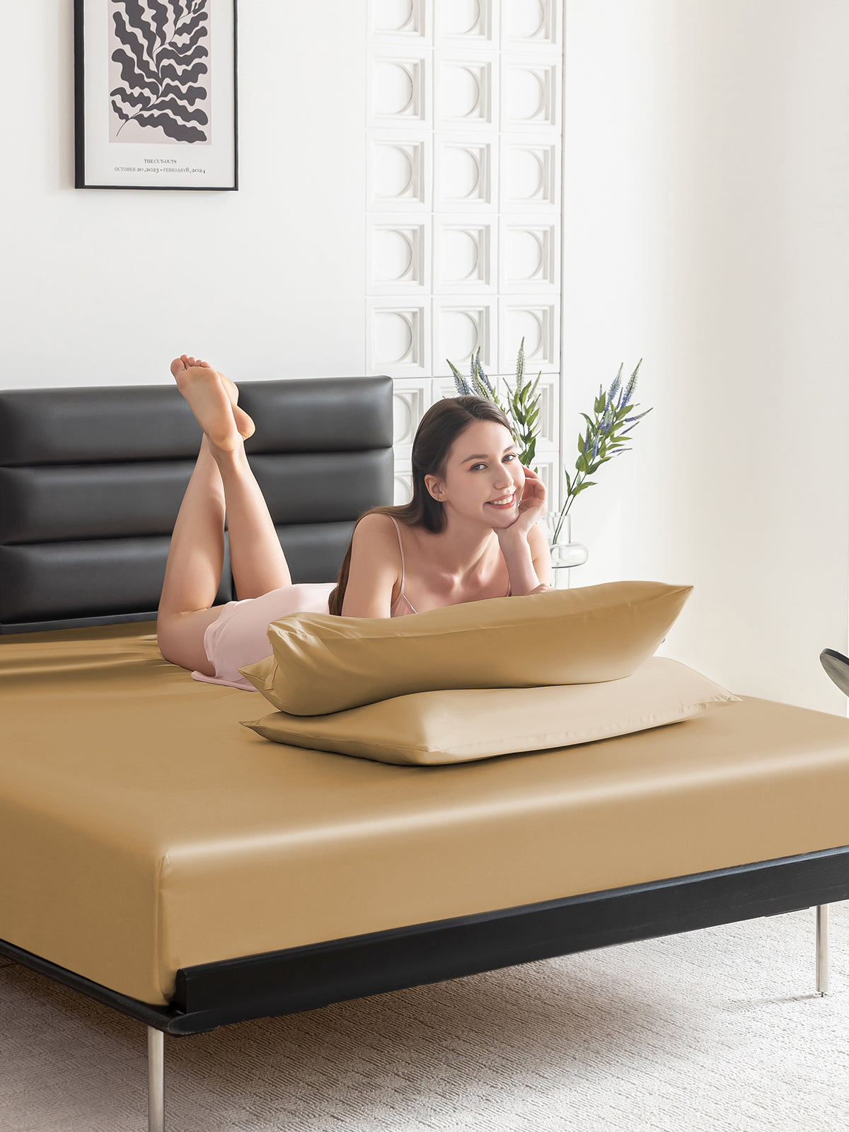Drap-housse en soie - 22 momme