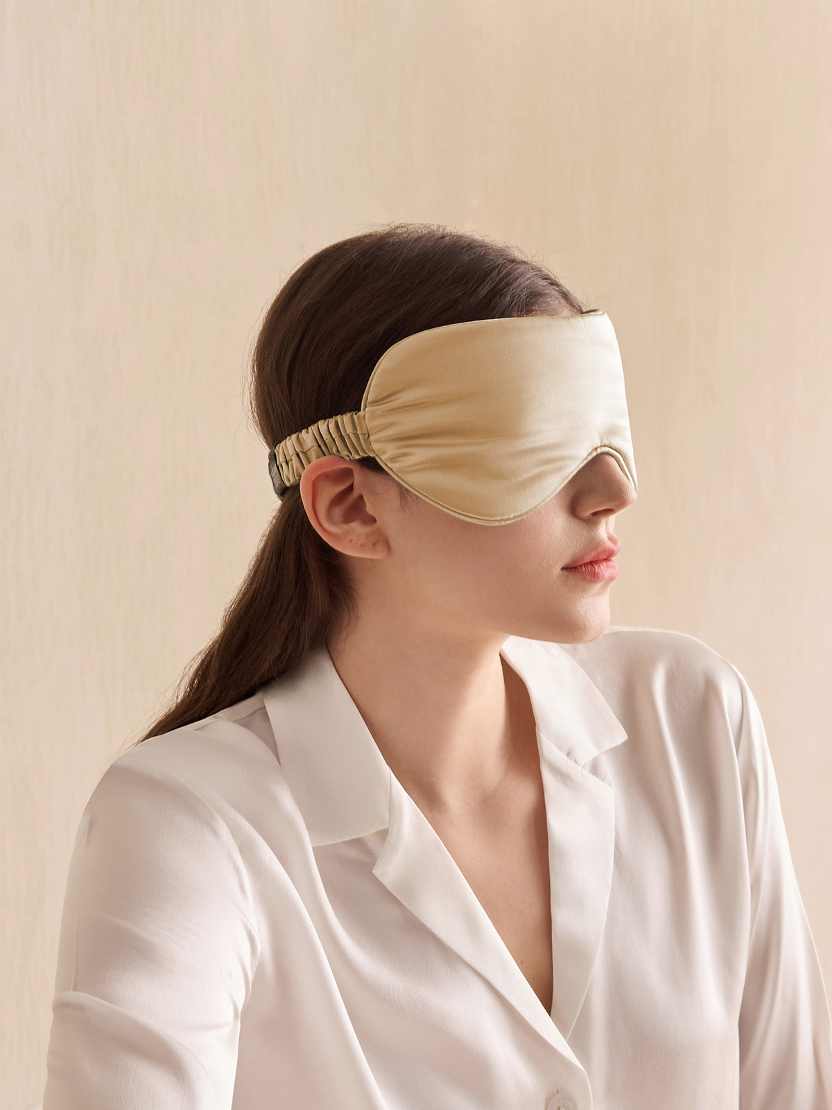 Ensemble de taie d'oreiller et masque de sommeil en soie - 25 momme