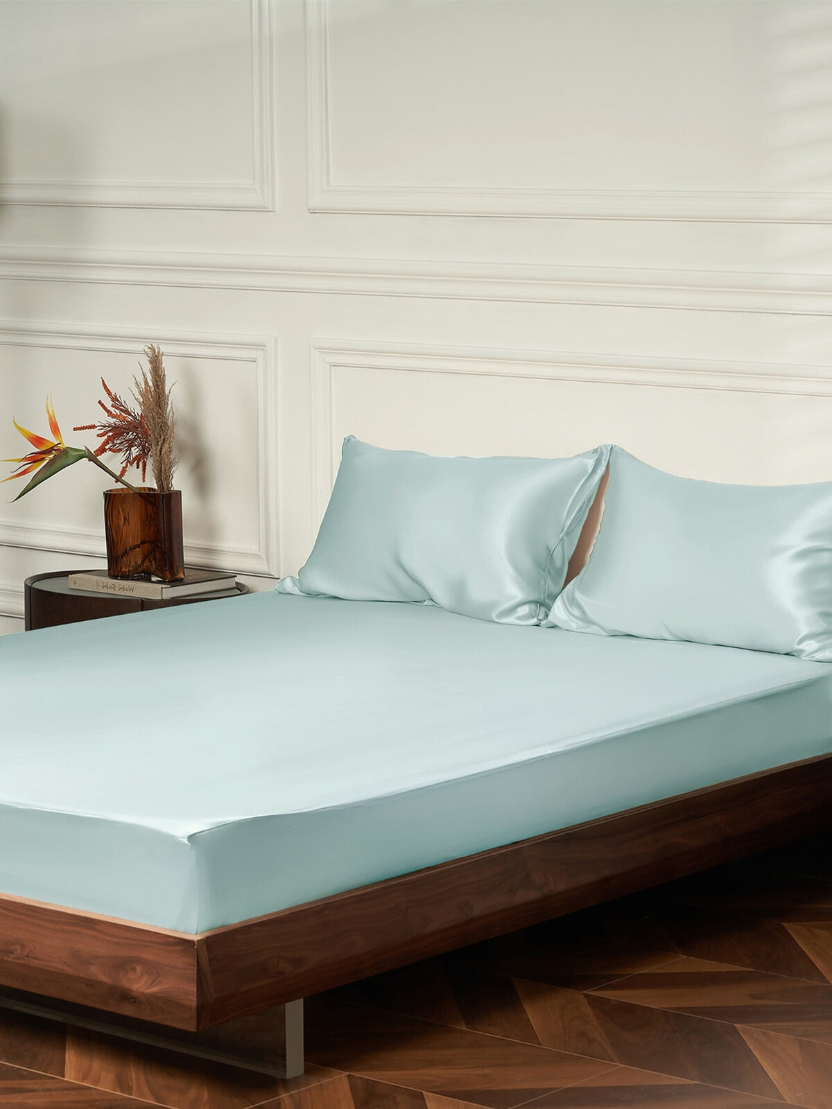 Ensemble de draps-housses 3 pièces en soie - 25 momme