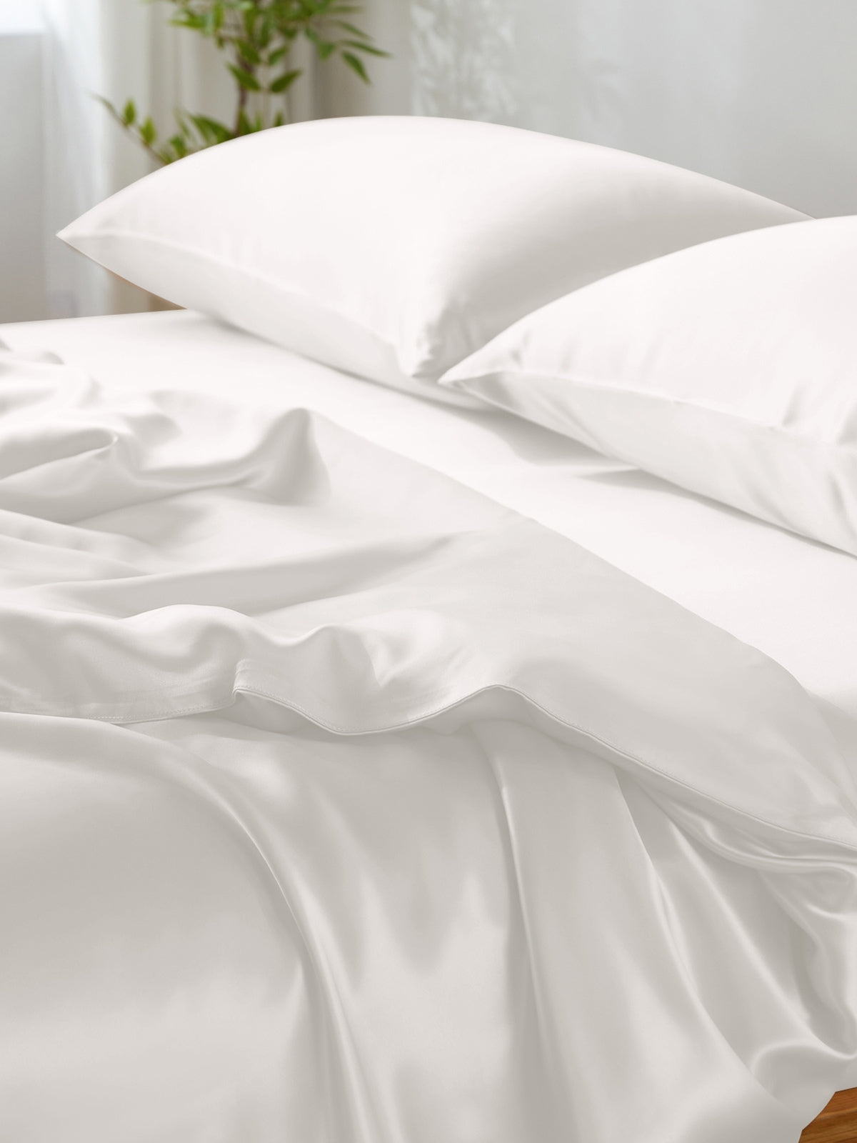 Ensemble de housse de couette en soie 4 pièces - 19 momme