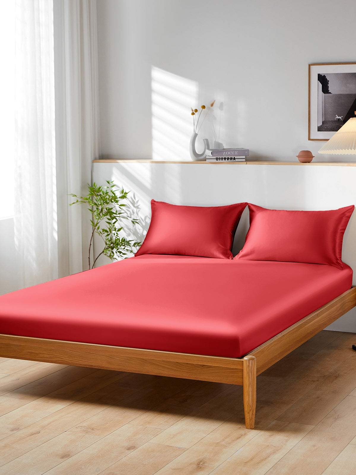 Ensemble de draps-housses 3 pièces en soie - 19 momme