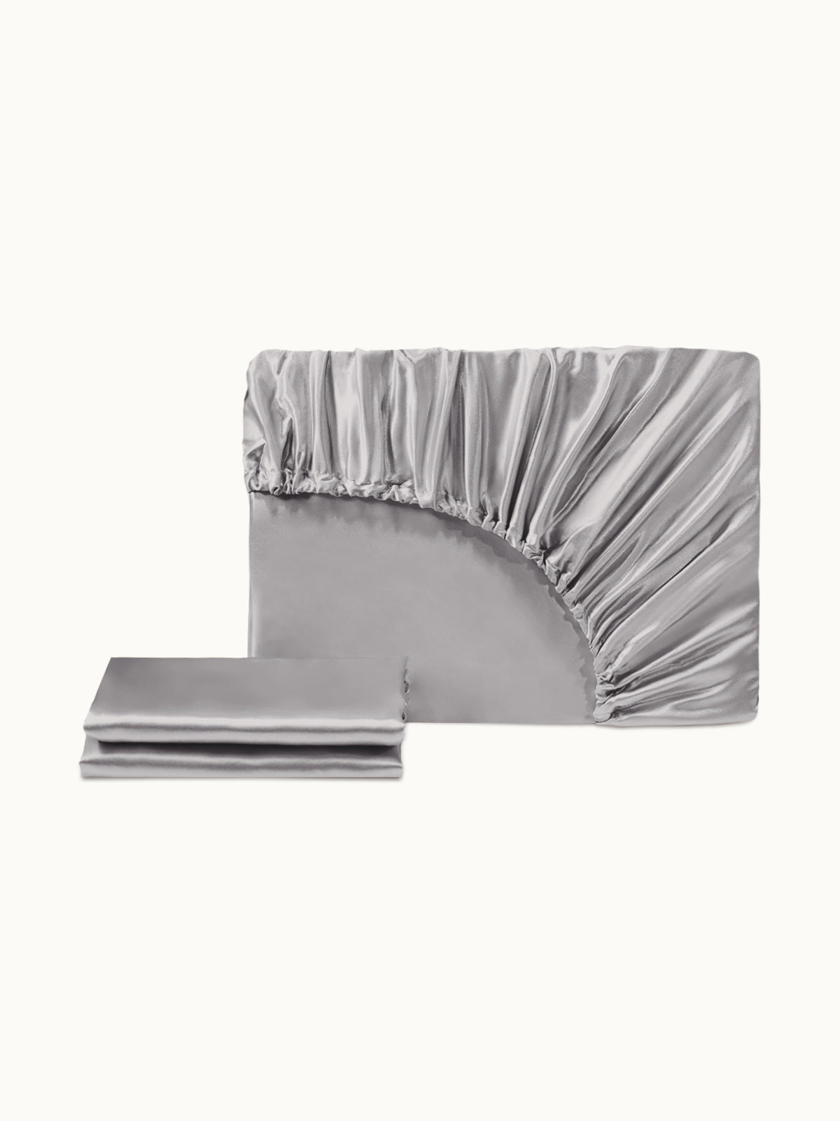 Ensemble de draps-housses 3 pièces en soie - 22 momme