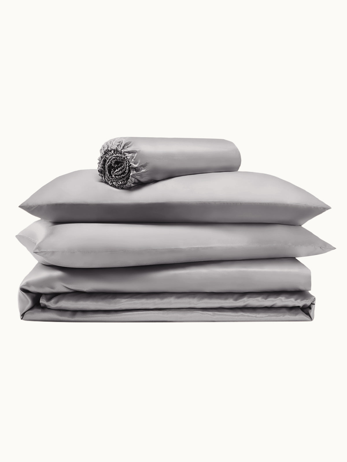 Ensemble de housse de couette en soie 4 pièces - 19 momme
