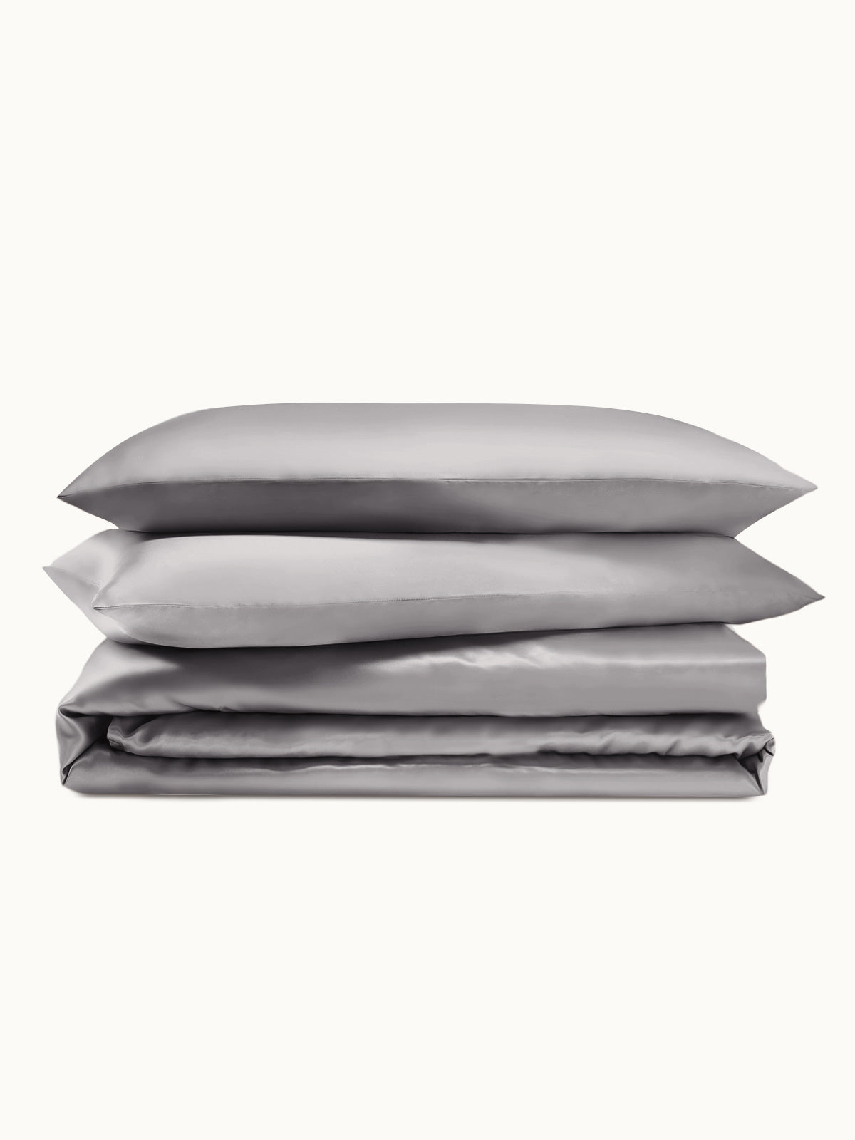 Ensemble de housse de couette 3 pièces en soie - 22 momme