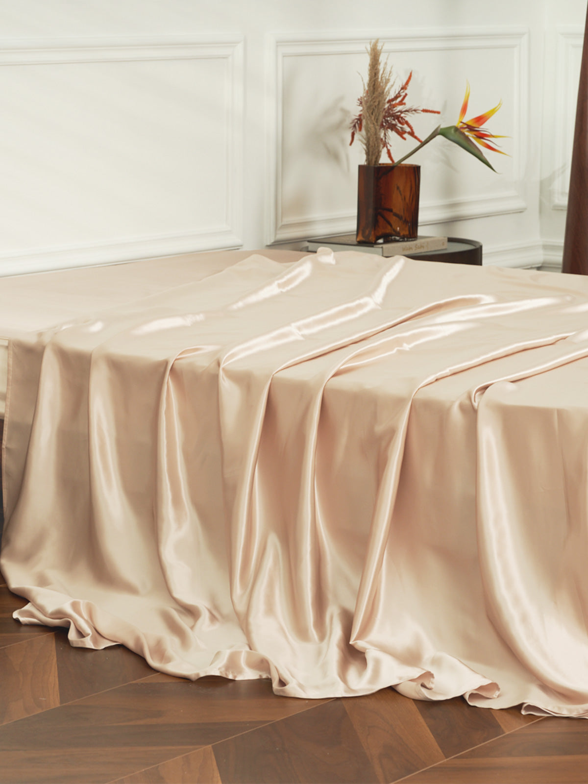 Drap plat en soie - 25 momme