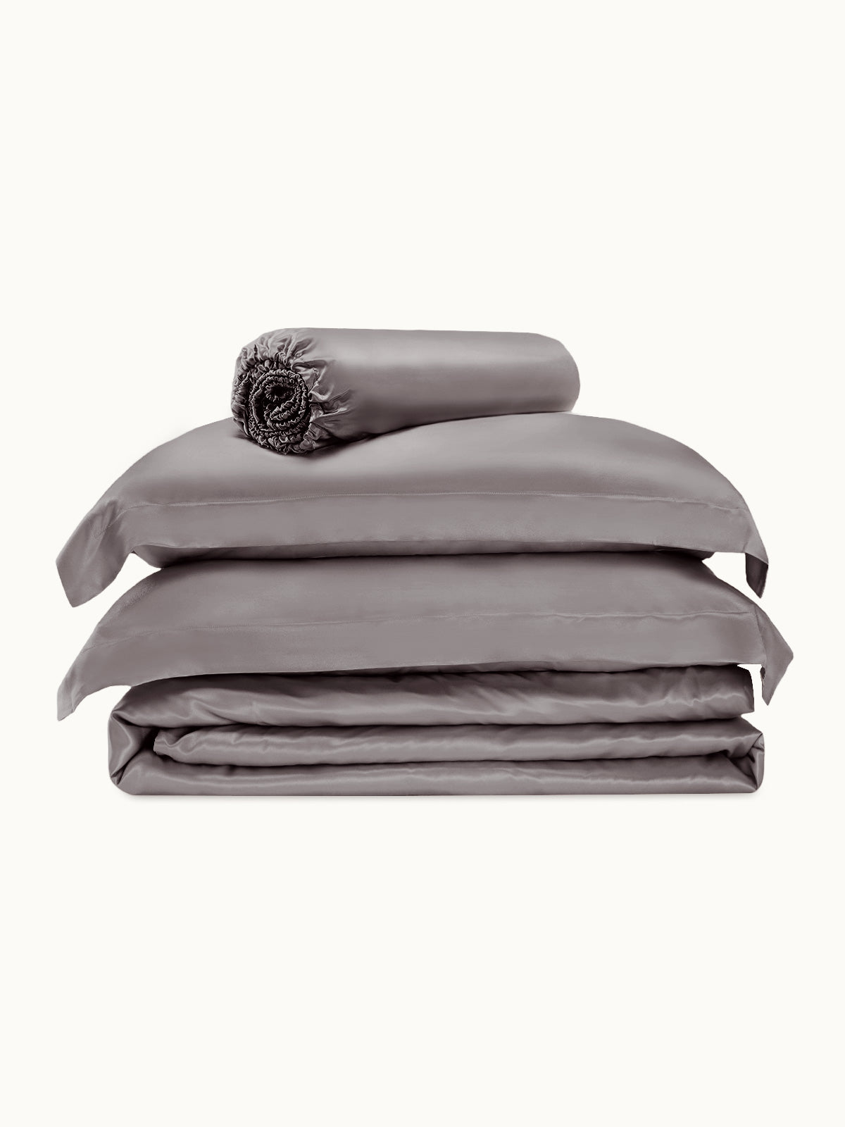 Ensemble de housse de couette en soie supérieur 4 pièces - 22 momme