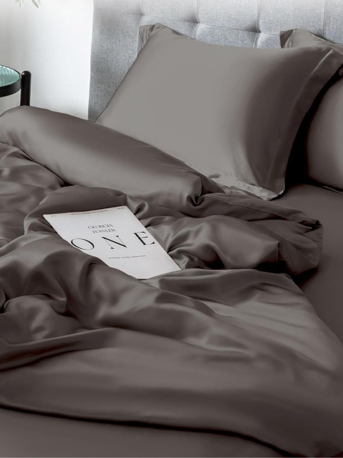 Ensemble de housse de couette 4 pièces en soie - 19 momme