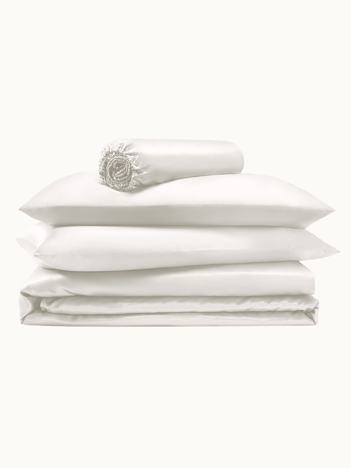 Ensemble de housse de couette en soie 4 pièces - 19 momme
