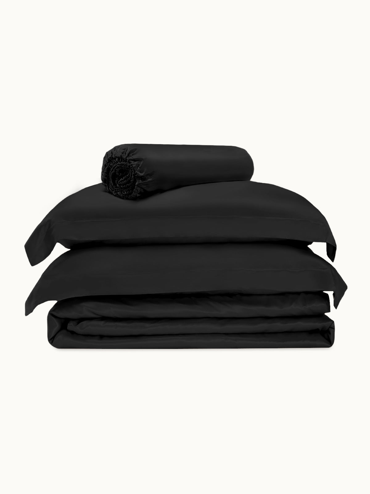 Ensemble de housse de couette en soie supérieur 4 pièces - 25 momme