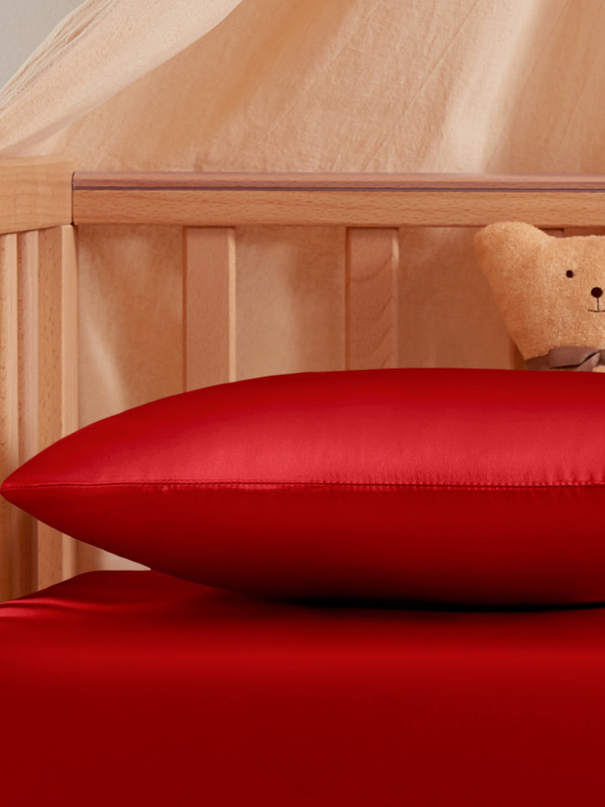 Taie d'oreiller en soie 22 Momme pour tout-petits