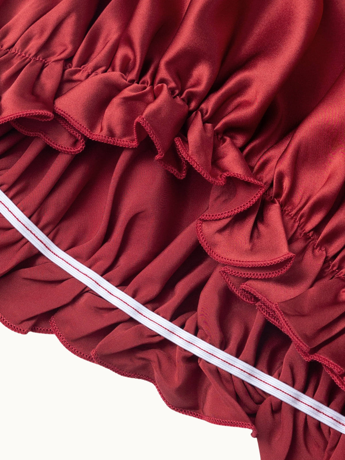 Bonnet de nuit ajustable en soie de mûrier avec bande élastique