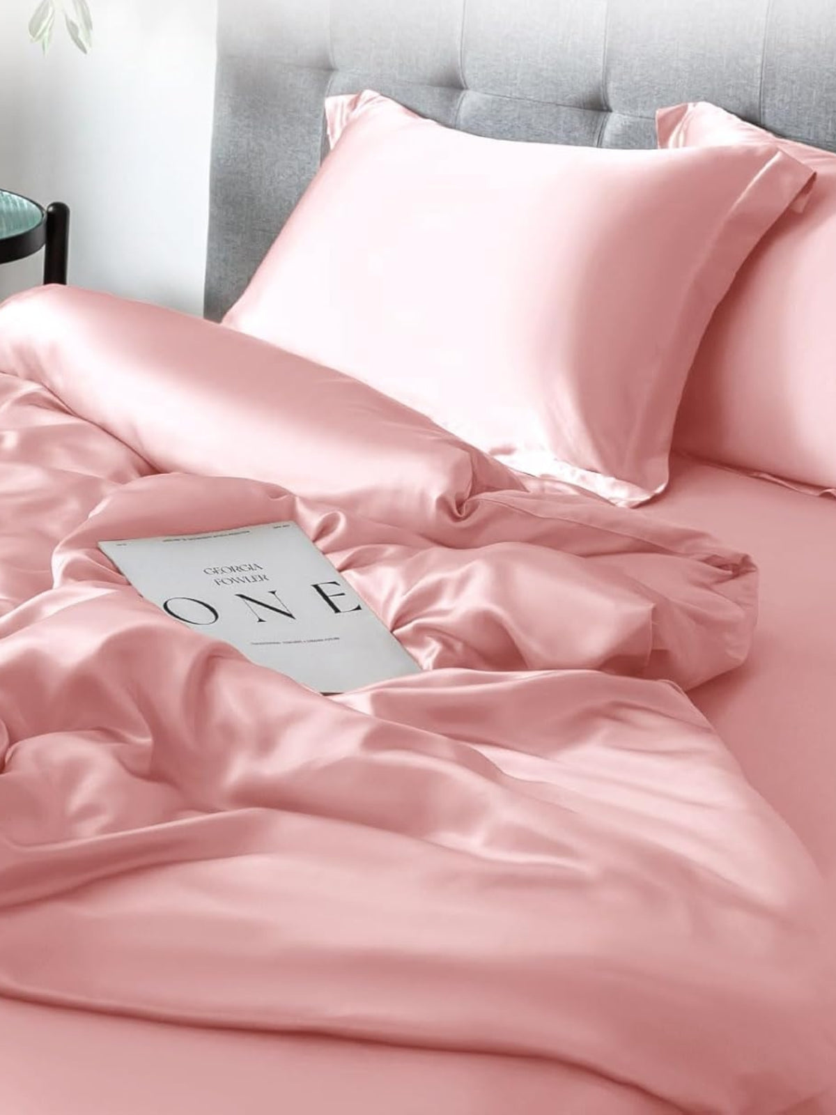 Ensemble de housse de couette 4 pièces en soie - 19 momme