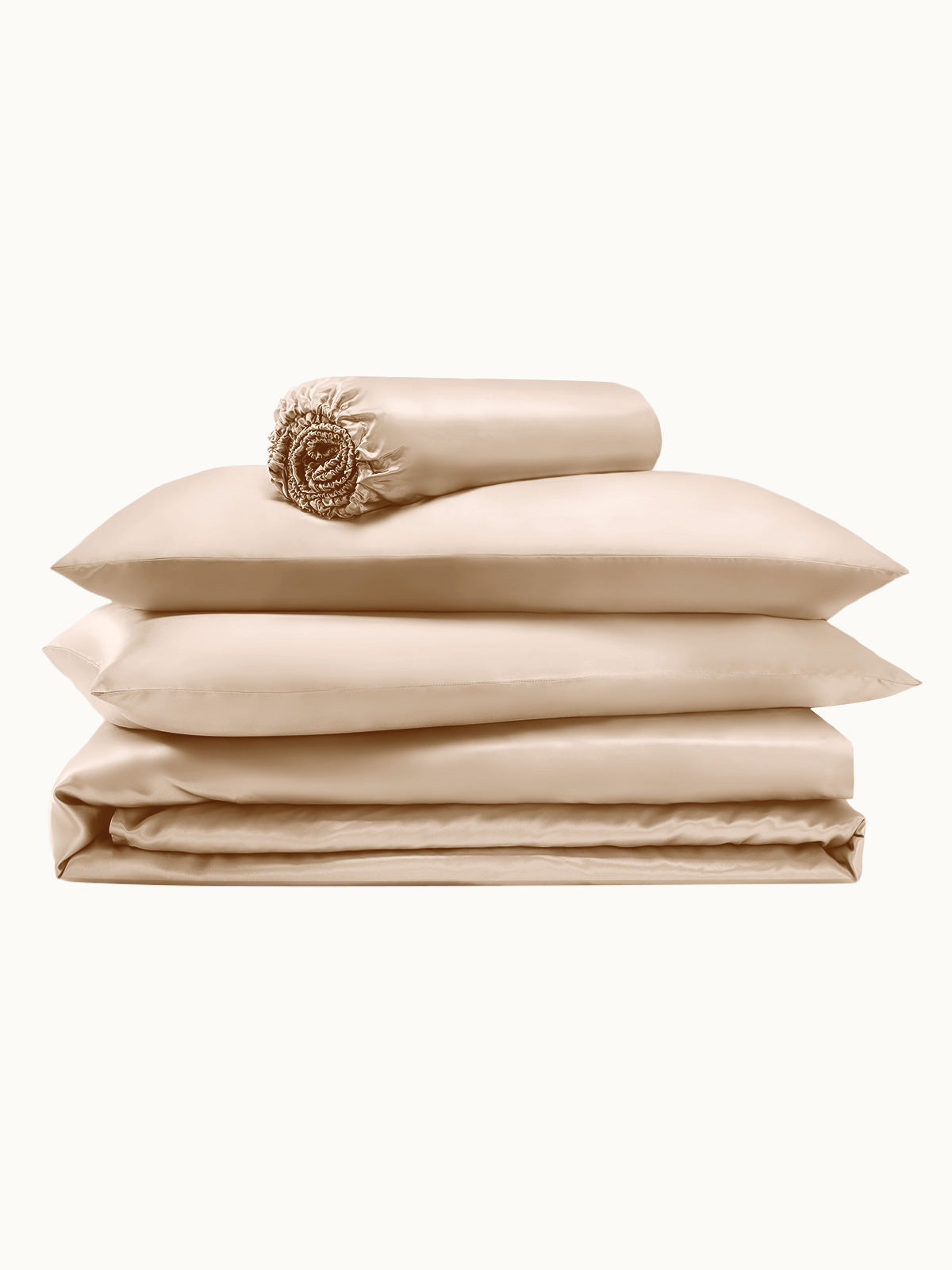 Ensemble de housse de couette en soie 4 pièces - 19 momme