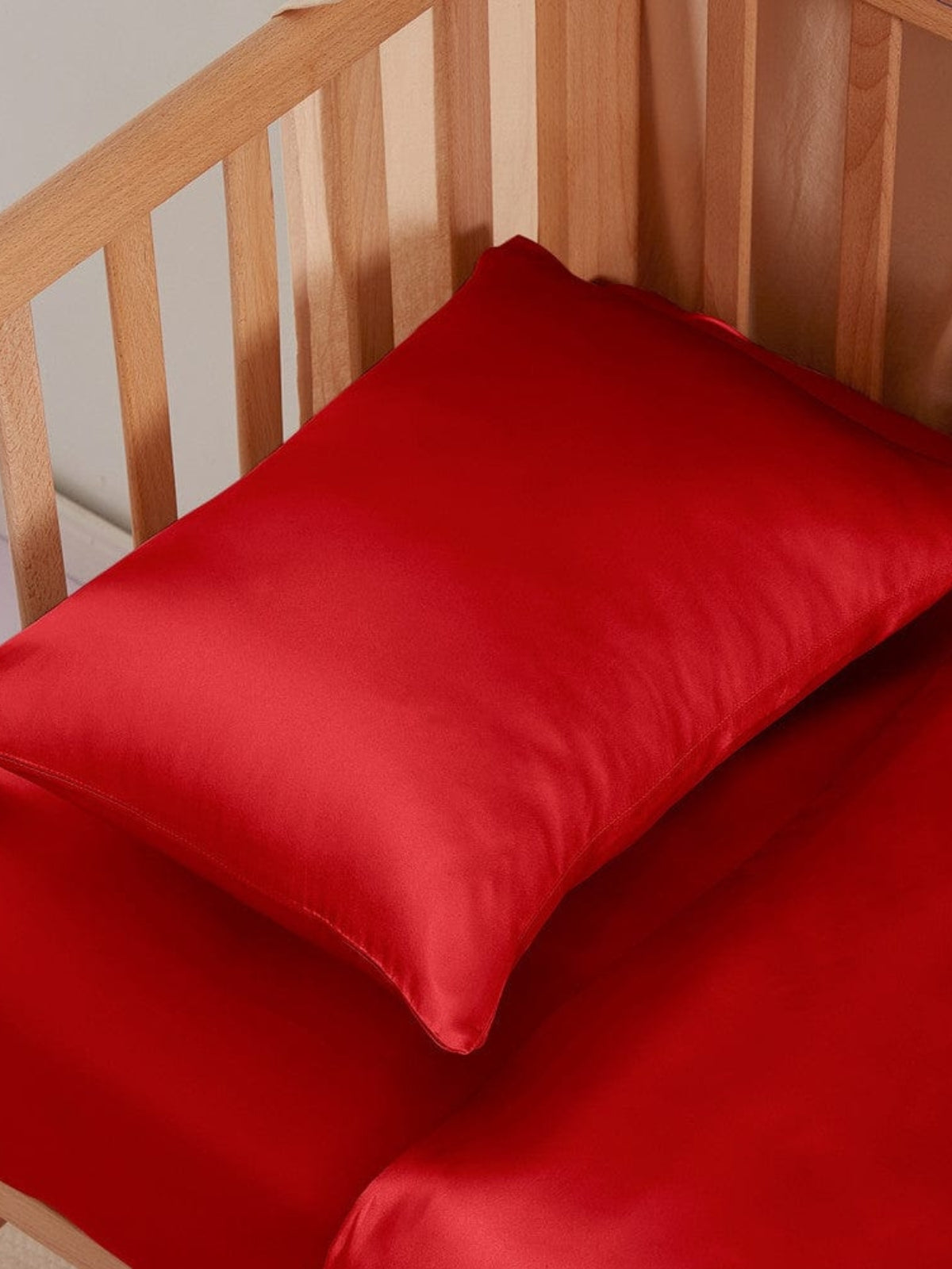 Taie d'oreiller en soie 22 Momme pour tout-petits