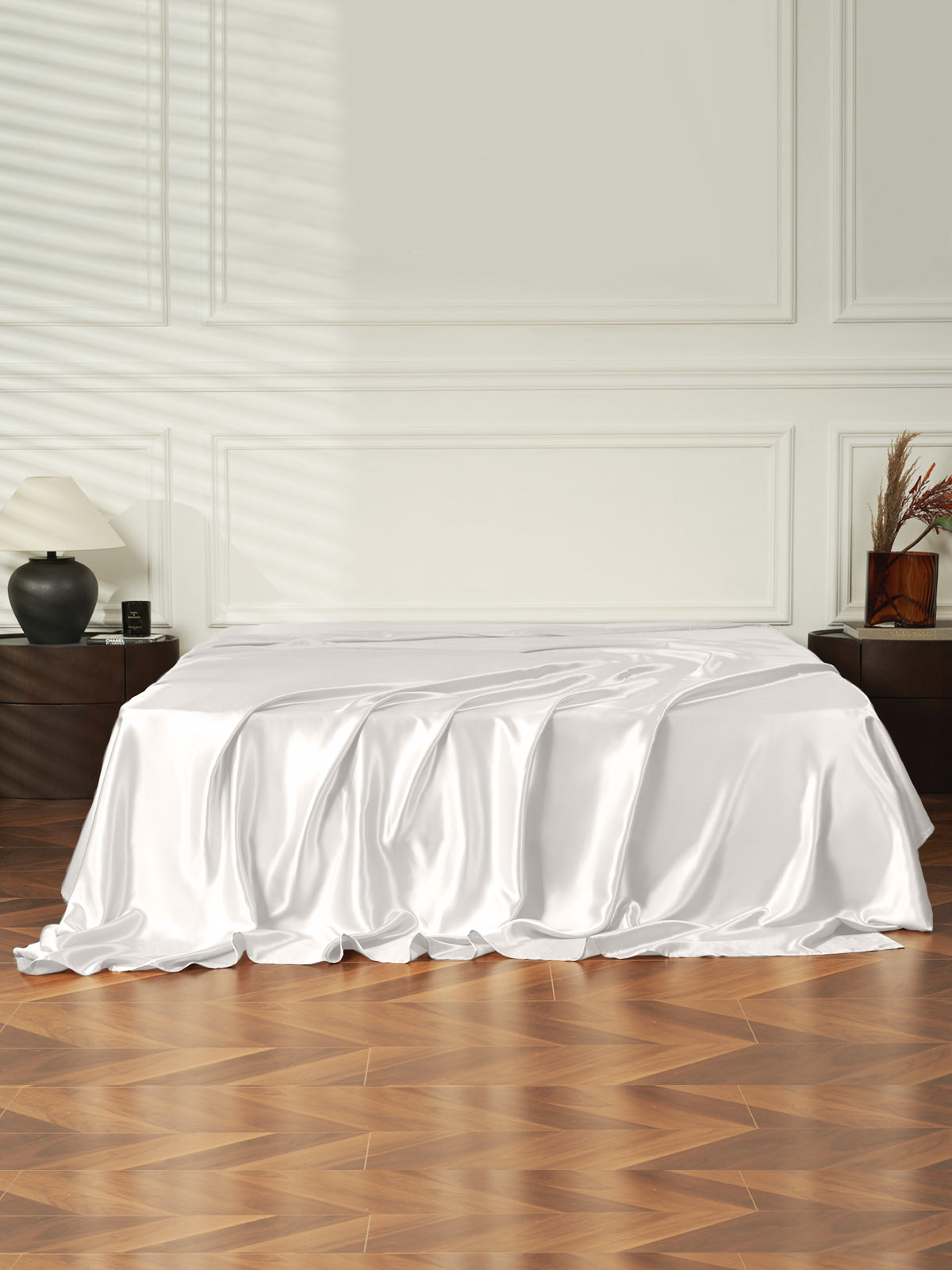 Drap plat en soie - 25 momme