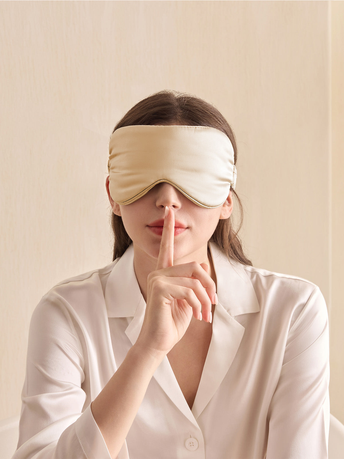 Masque de sommeil en soie
