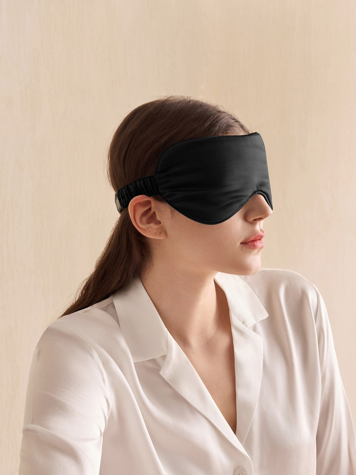 Ensemble de taie d'oreiller et masque de sommeil en soie - 25 momme