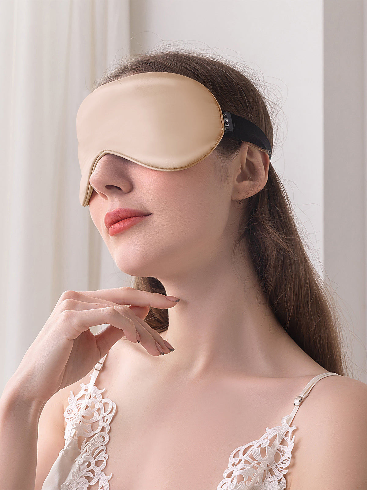 Ensemble de taie d'oreiller et masque de sommeil en soie - 19 momme
