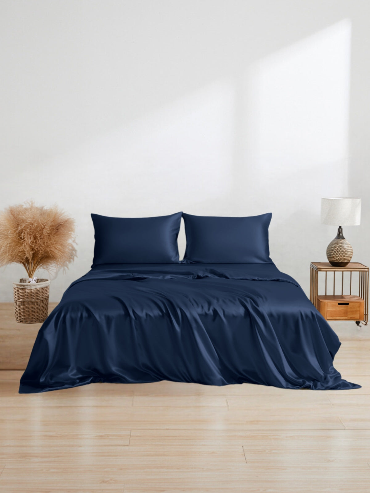 Ensemble de housse de couette 3 pièces en soie - 25 momme
