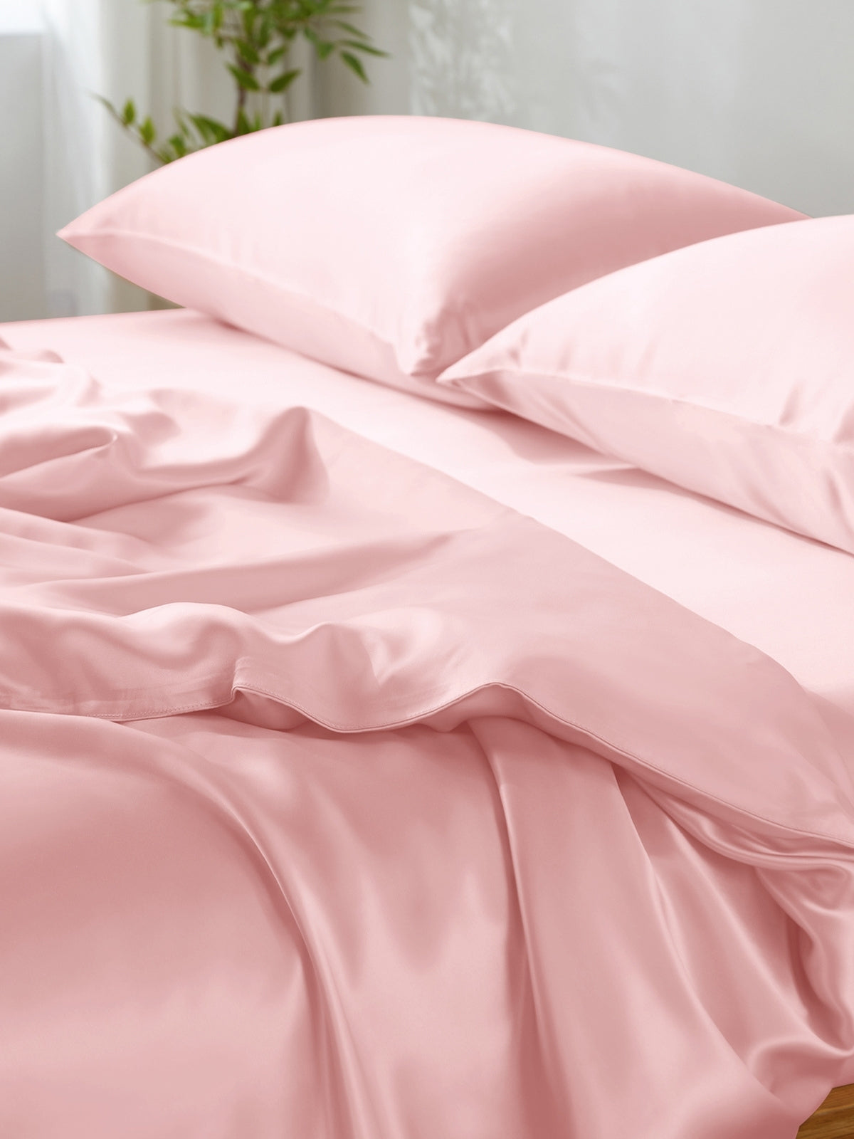 Ensemble de housse de couette en soie 4 pièces - 19 momme