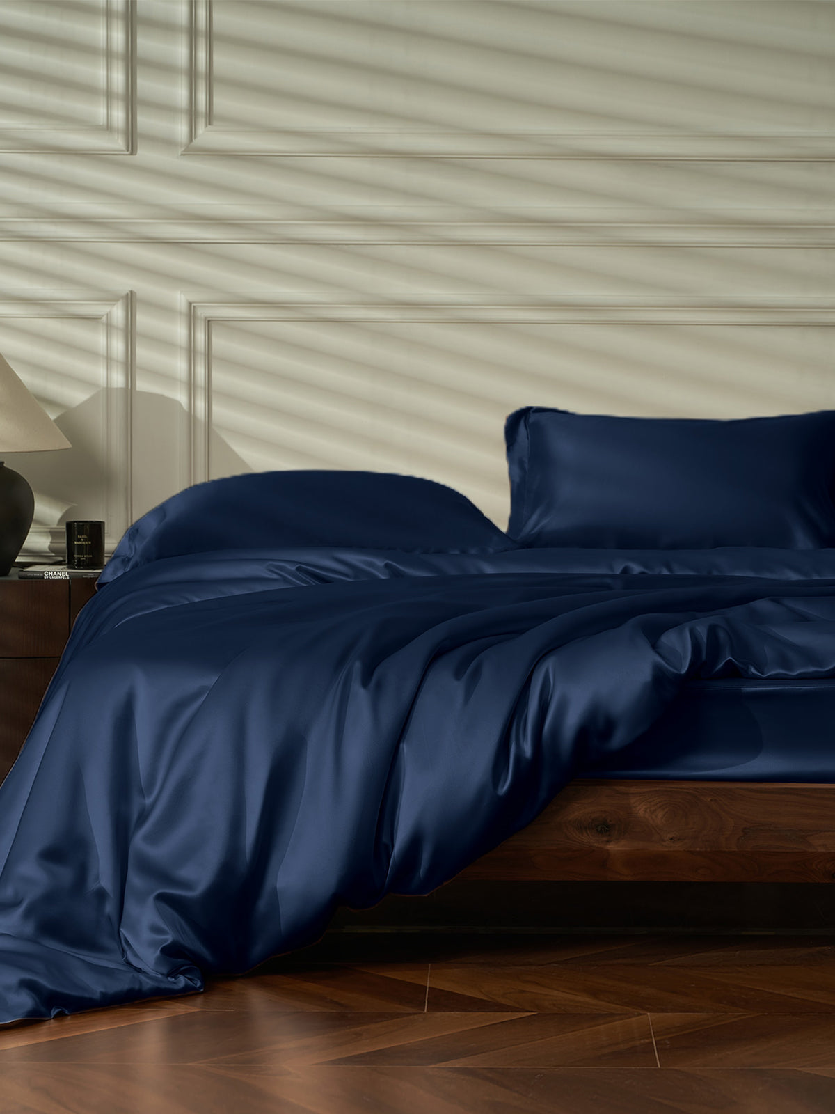 Ensemble de housse de couette en soie supérieur 4 pièces - 25 momme