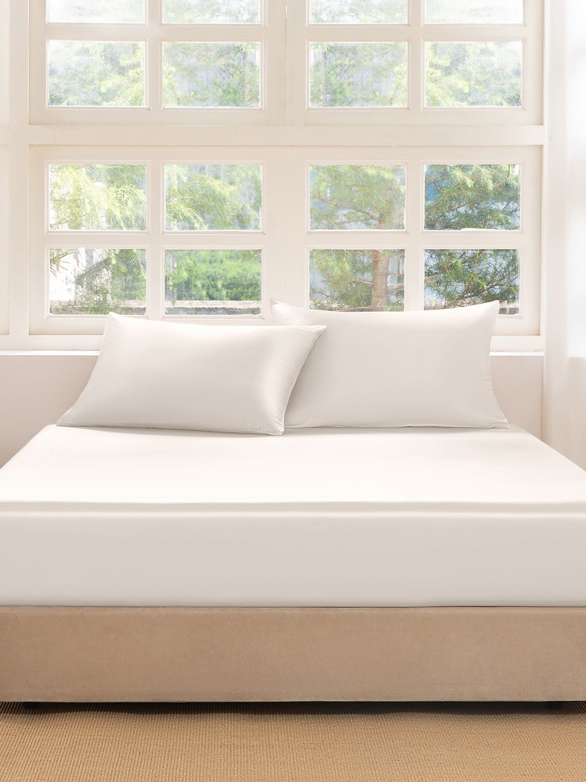 Ensemble de draps-housses 3 pièces en soie - 22 momme