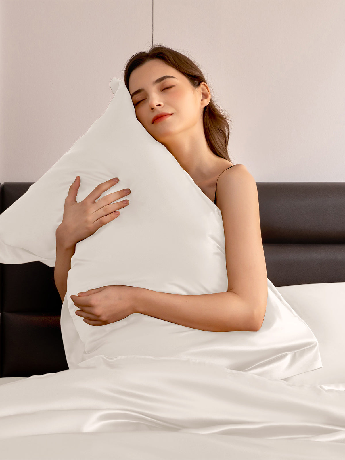 Ensemble de housse de couette en soie supérieur 4 pièces - 22 momme