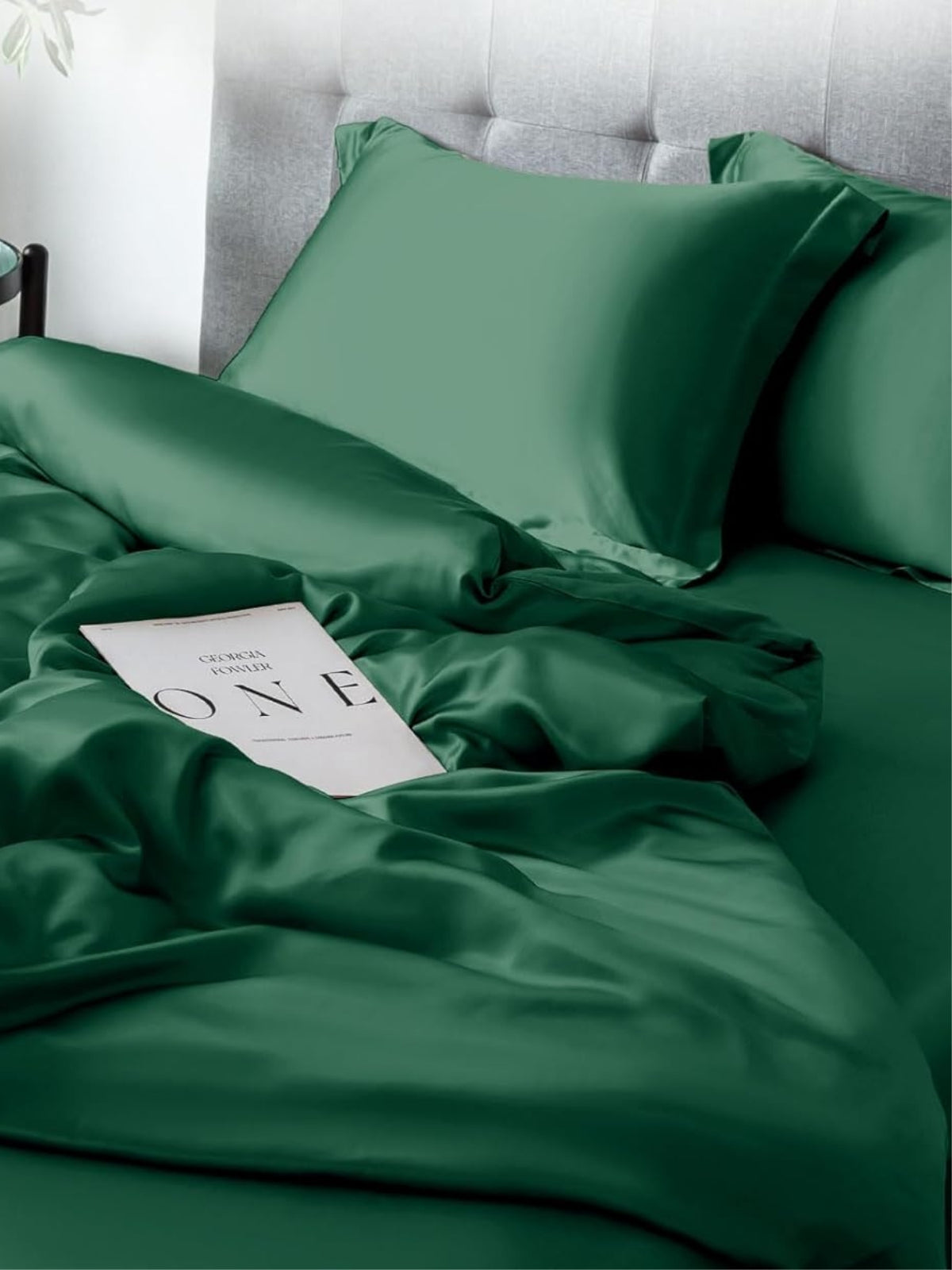 Ensemble de housse de couette 4 pièces en soie - 19 momme