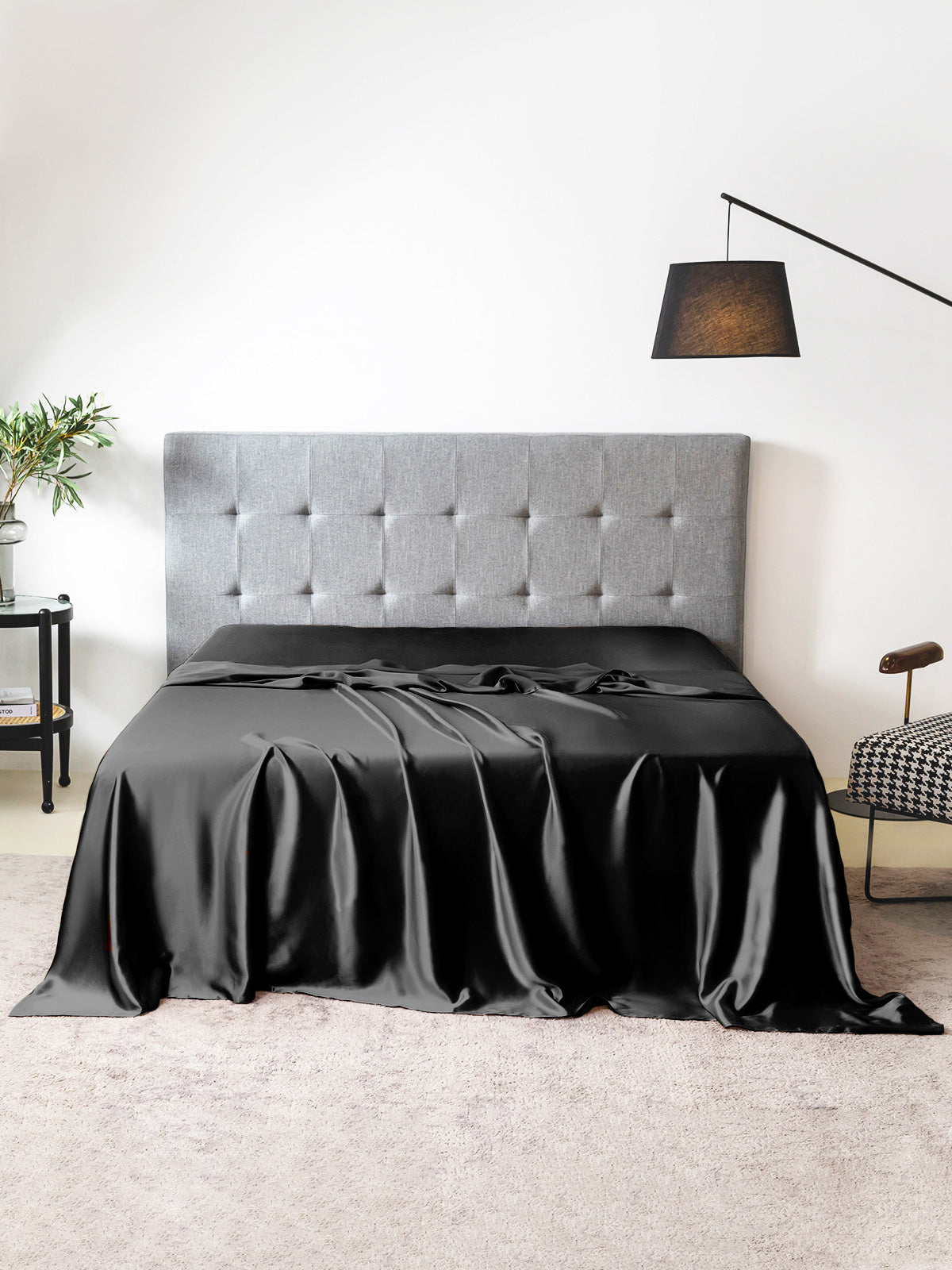 Drap plat en soie - 19 momme