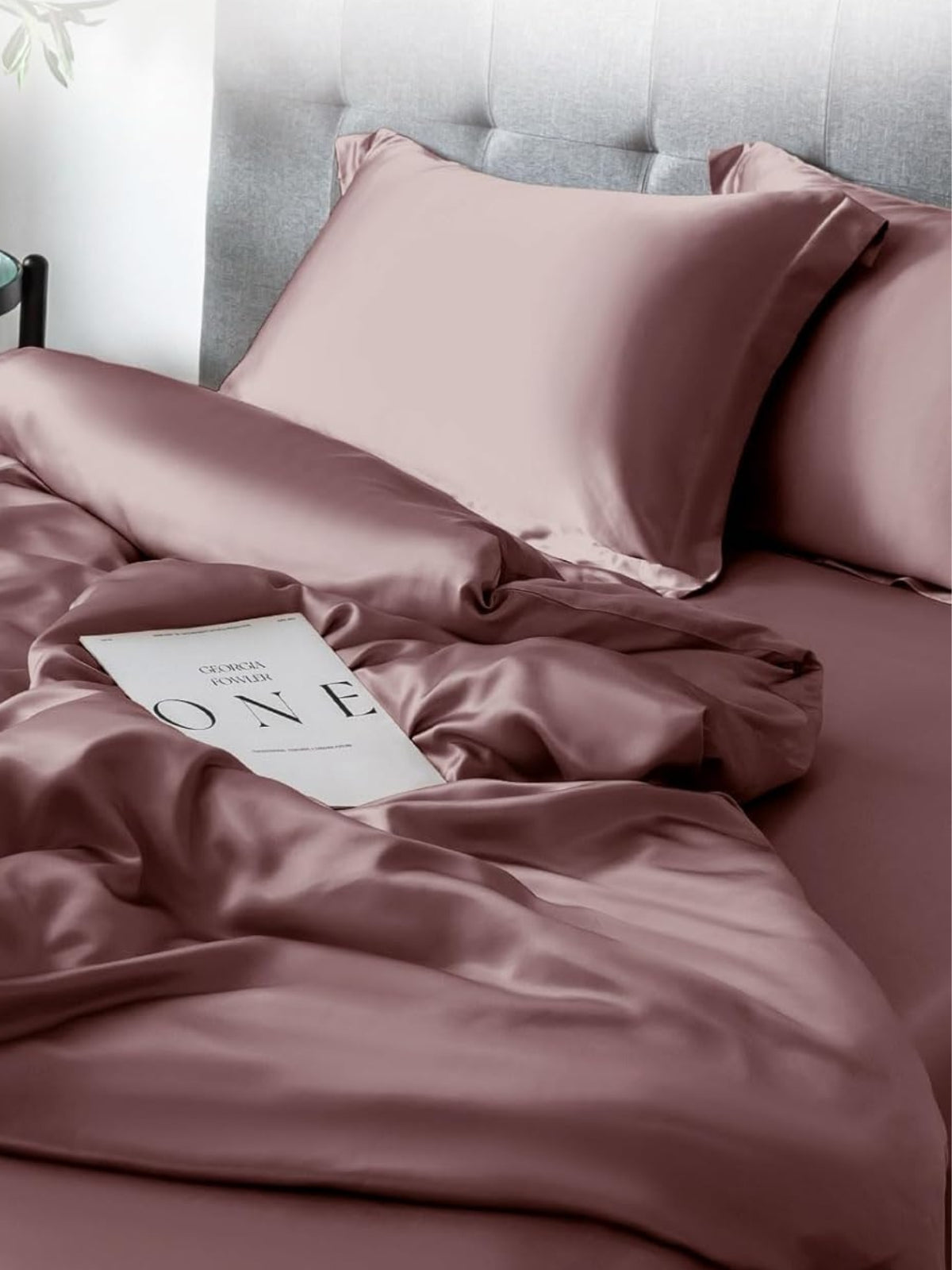 Ensemble de housse de couette 4 pièces en soie - 19 momme