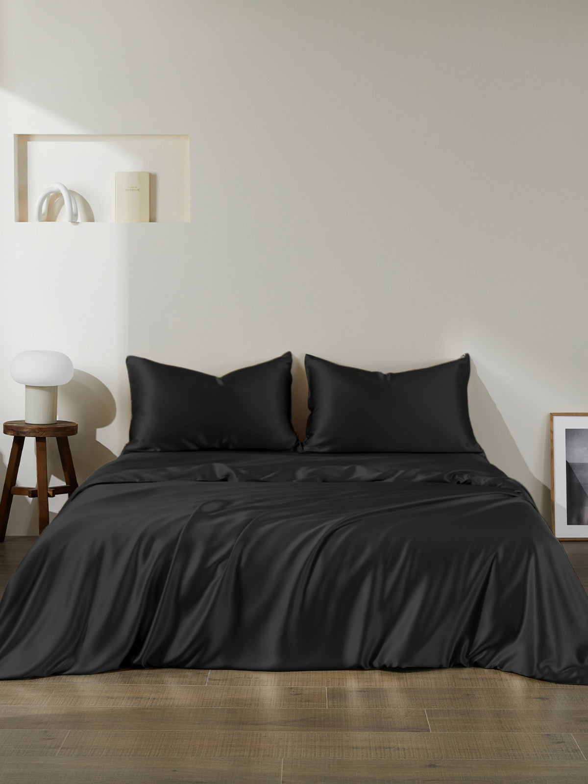 Ensemble de housse de couette 3 pièces en soie - 22 momme
