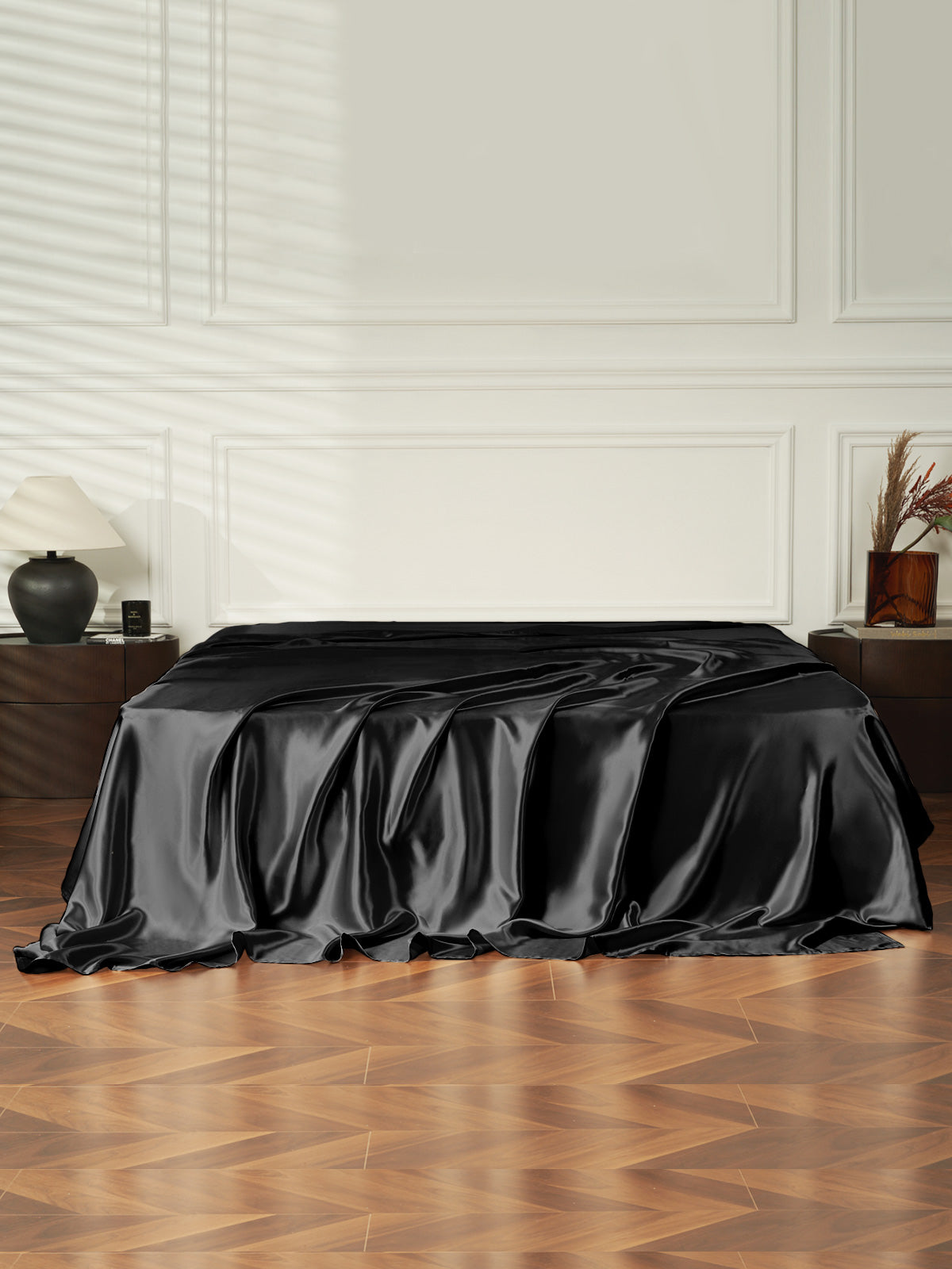 Drap plat en soie - 25 momme