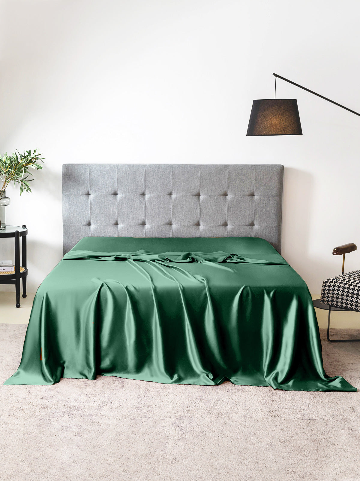 Drap plat en soie - 19 momme