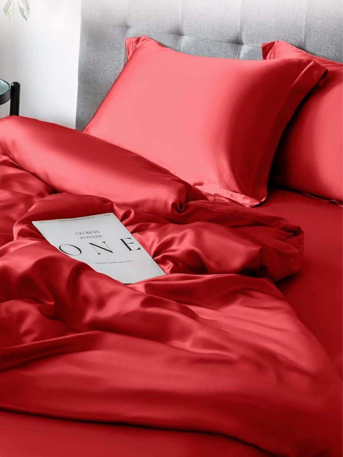 Ensemble de housse de couette 4 pièces en soie - 19 momme