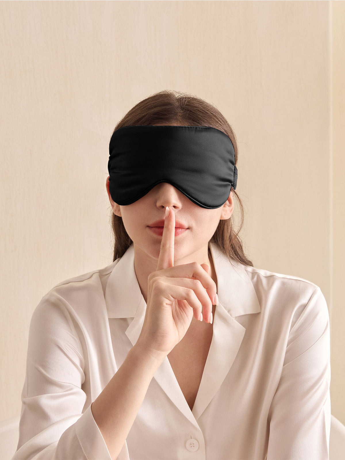 Masque de sommeil en soie
