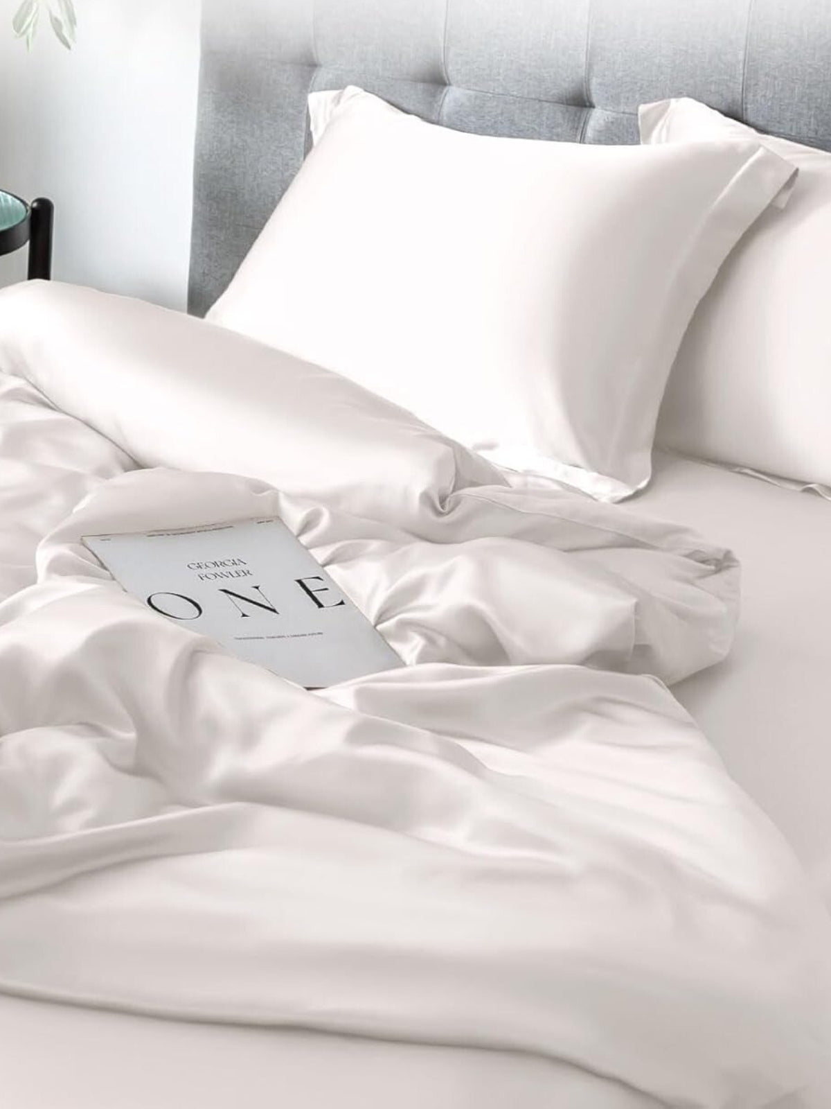 Ensemble de housse de couette 4 pièces en soie - 19 momme
