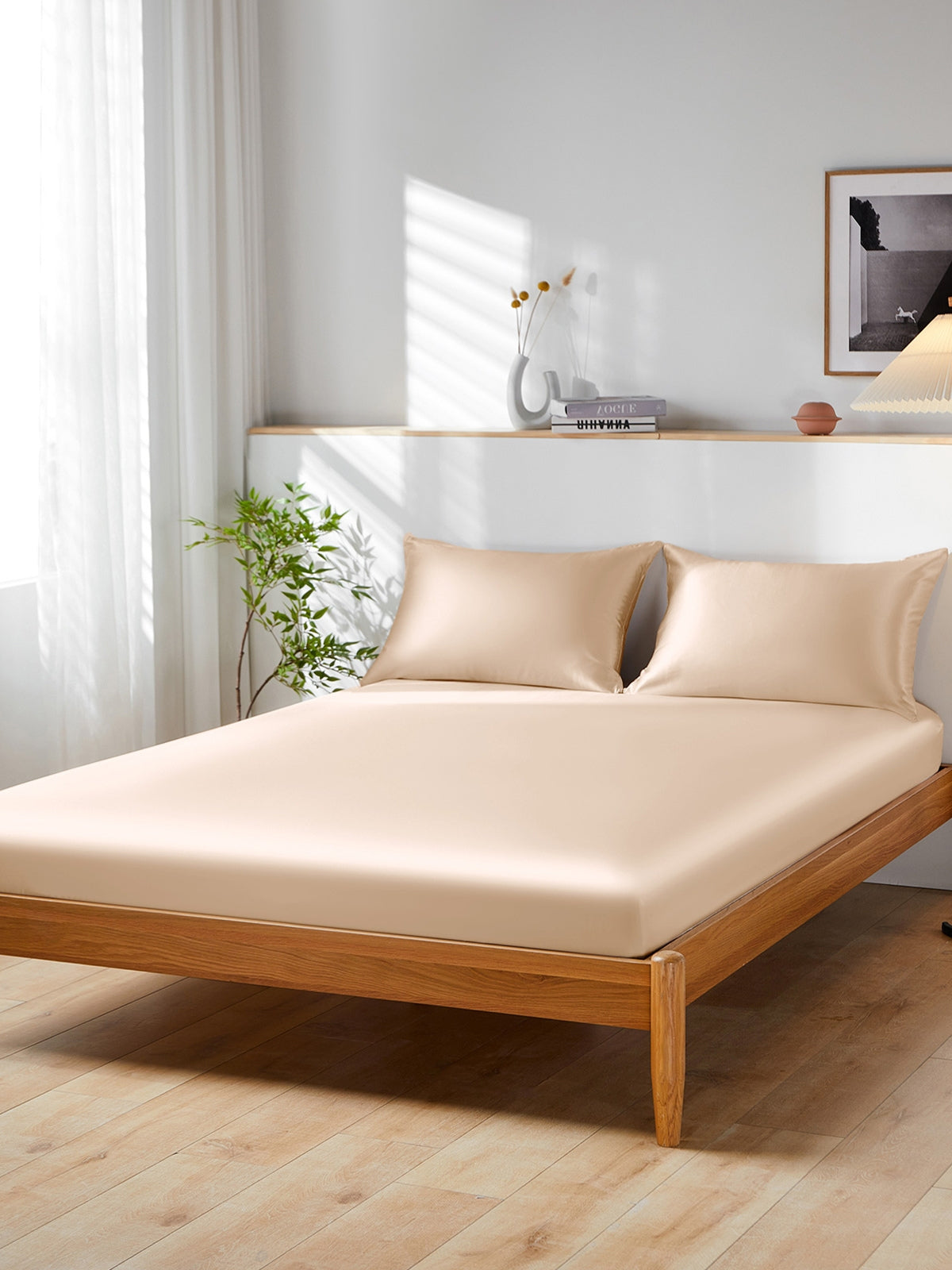 Ensemble de draps-housses 3 pièces en soie - 19 momme