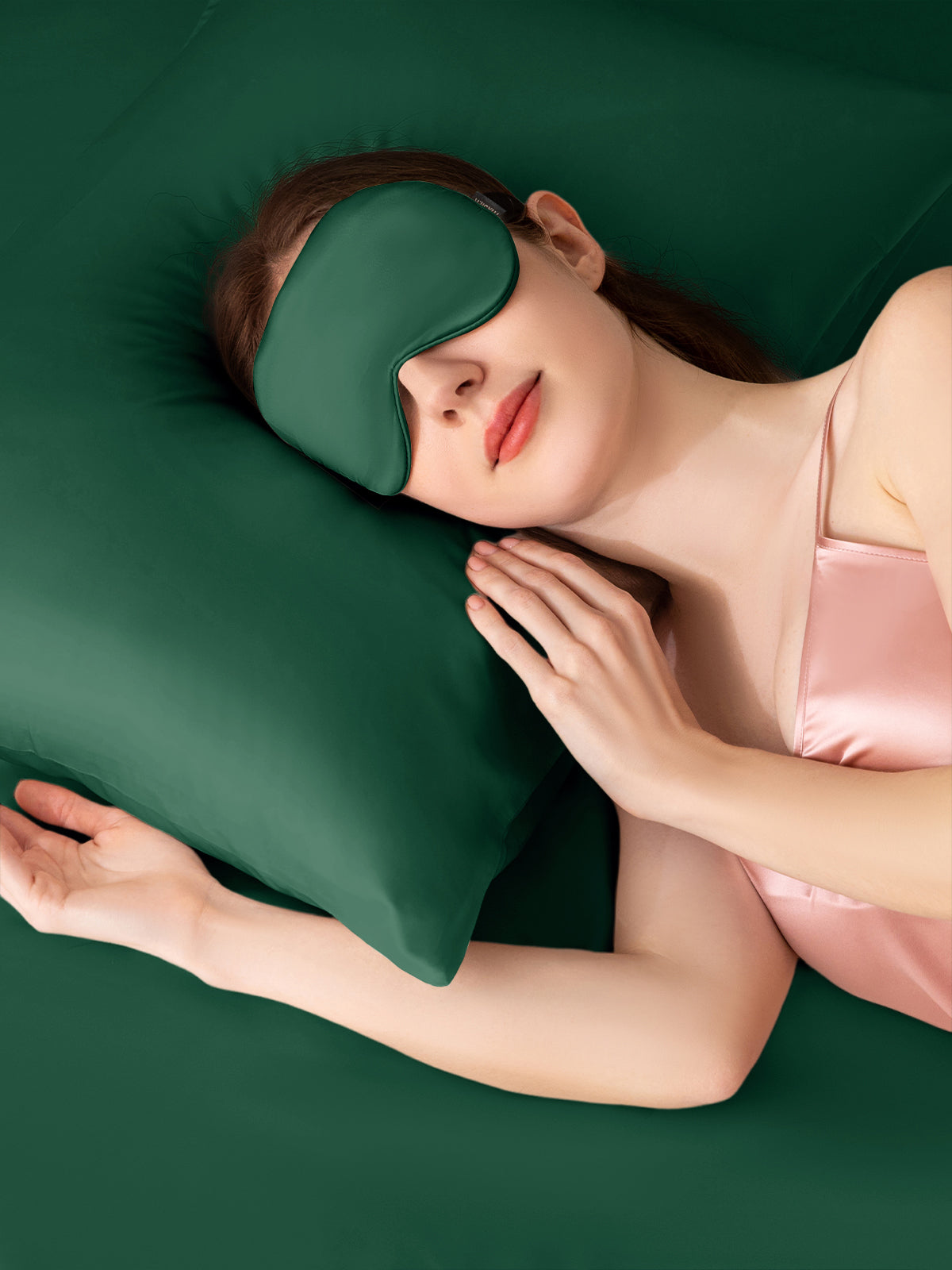 Ensemble de taie d'oreiller et masque de sommeil en soie - 19 momme