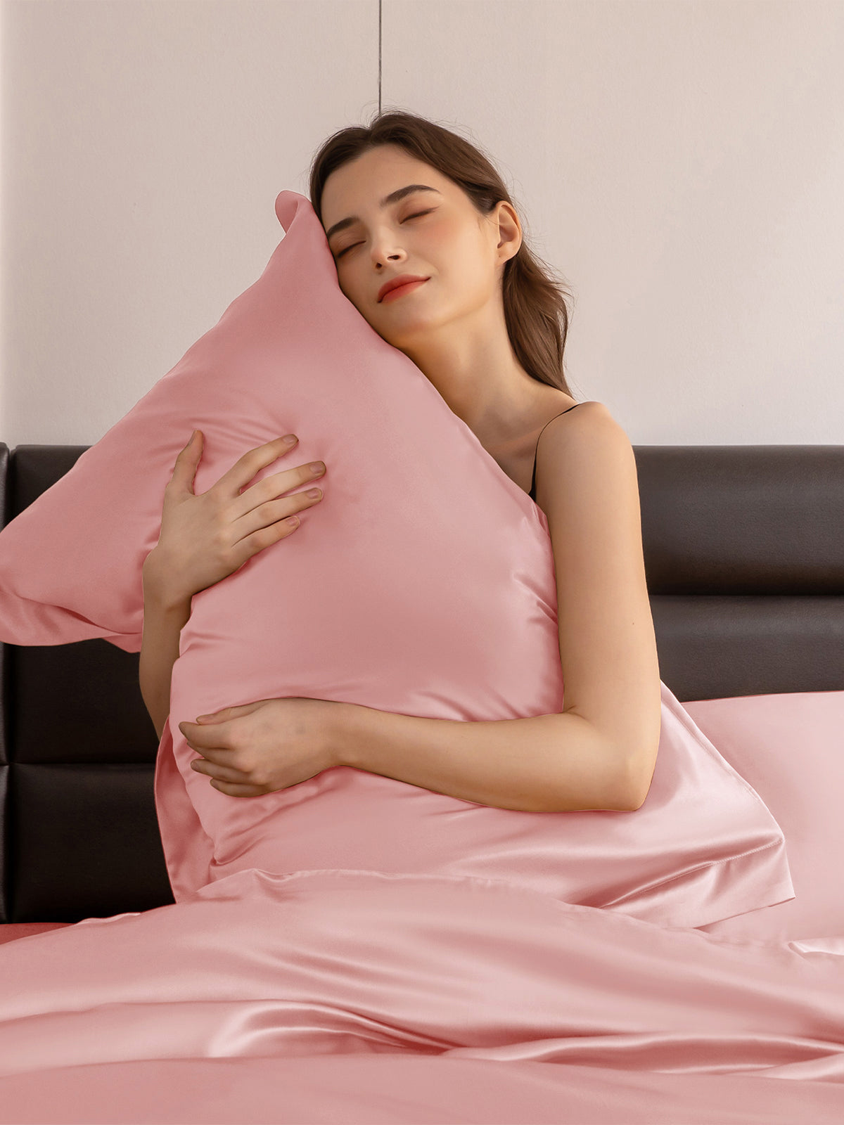 Ensemble de housse de couette en soie supérieur 4 pièces - 22 momme