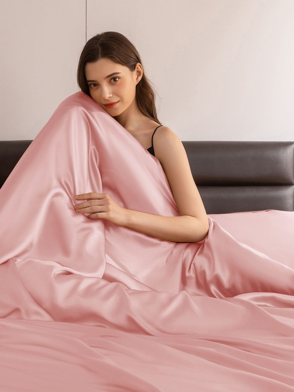 Ensemble de housse de couette en soie supérieur 4 pièces - 22 momme