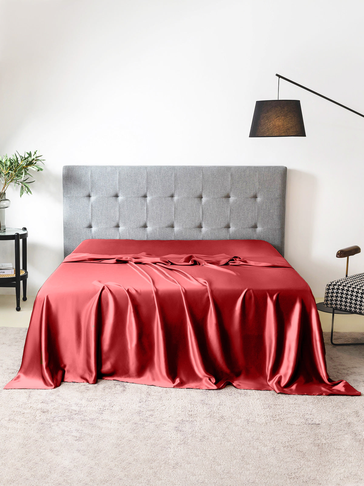 Drap plat en soie - 19 momme