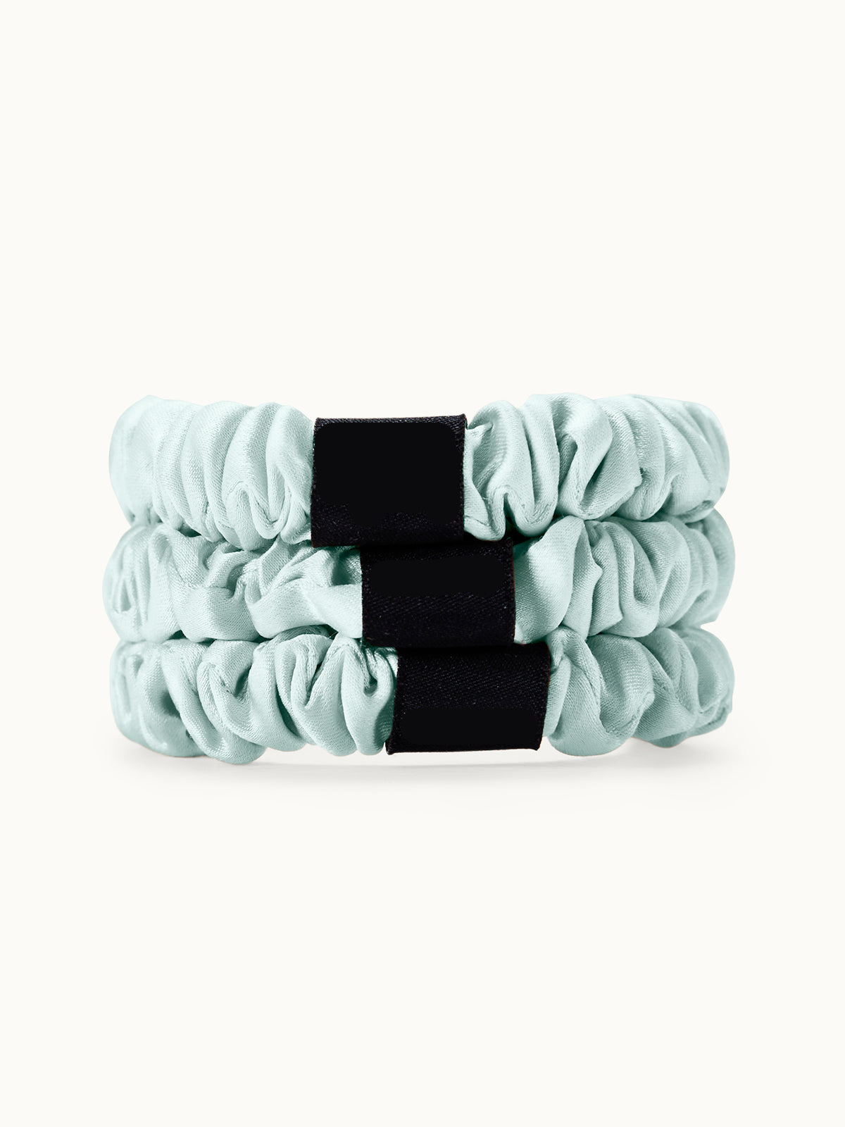 Lot de 3 chouchous en soie fins