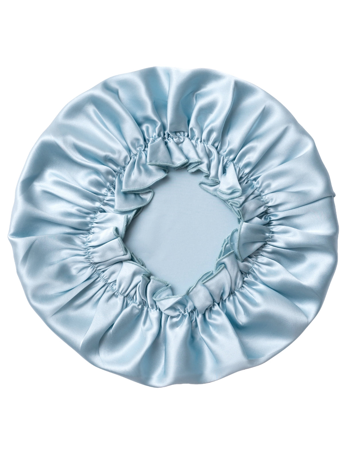 Bonnet de nuit ajustable en soie de mûrier avec bande élastique