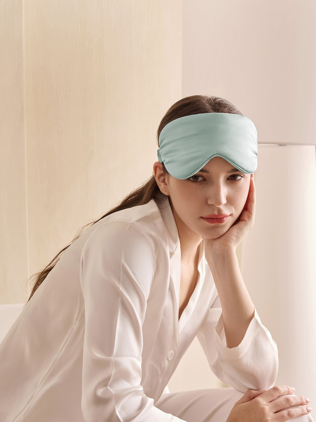 Ensemble de taie d'oreiller et masque de sommeil en soie - 25 momme