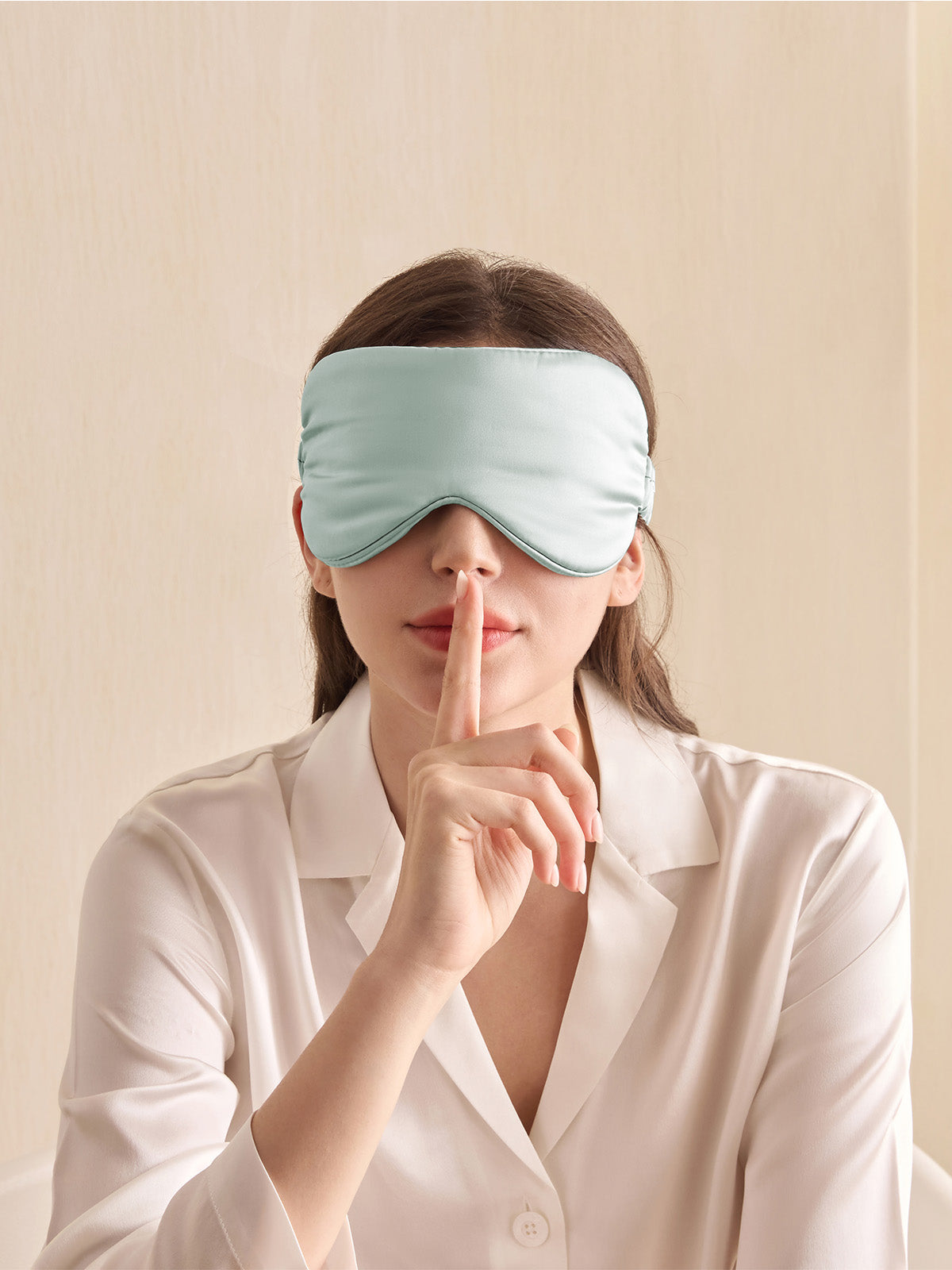 Masque de sommeil en soie