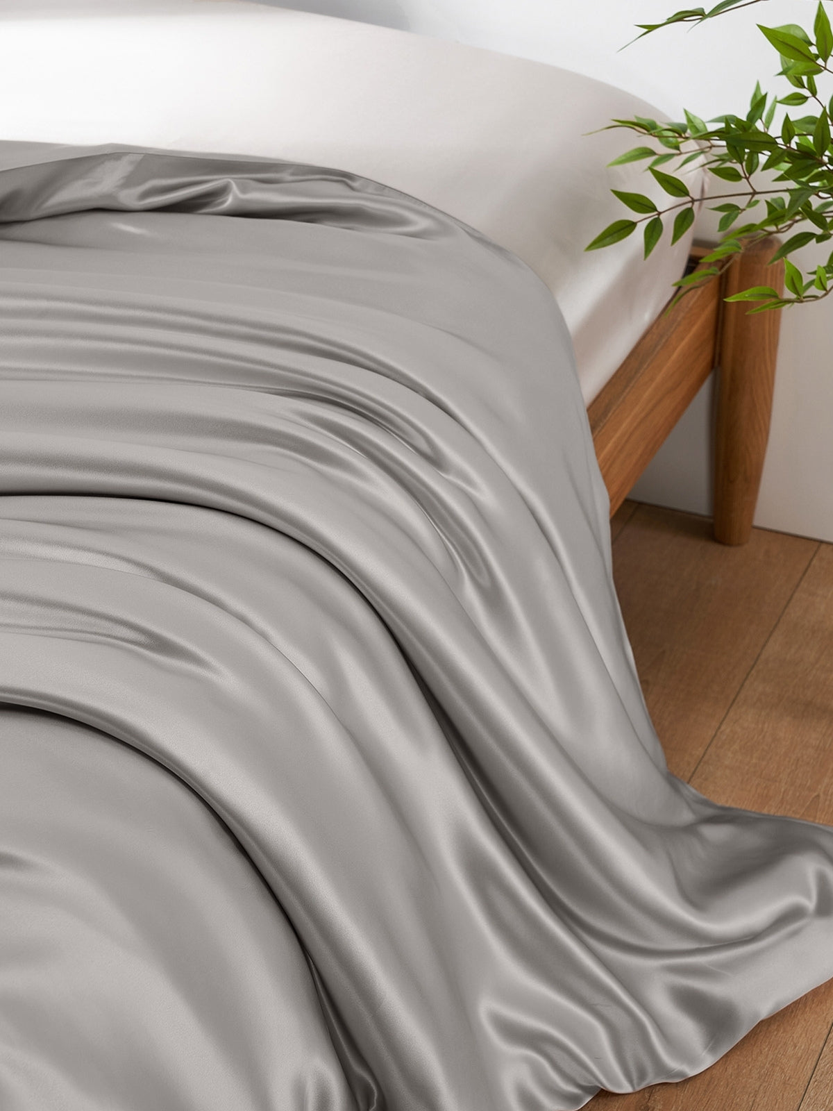 Ensemble de housse de couette 3 pièces en soie - 19 momme