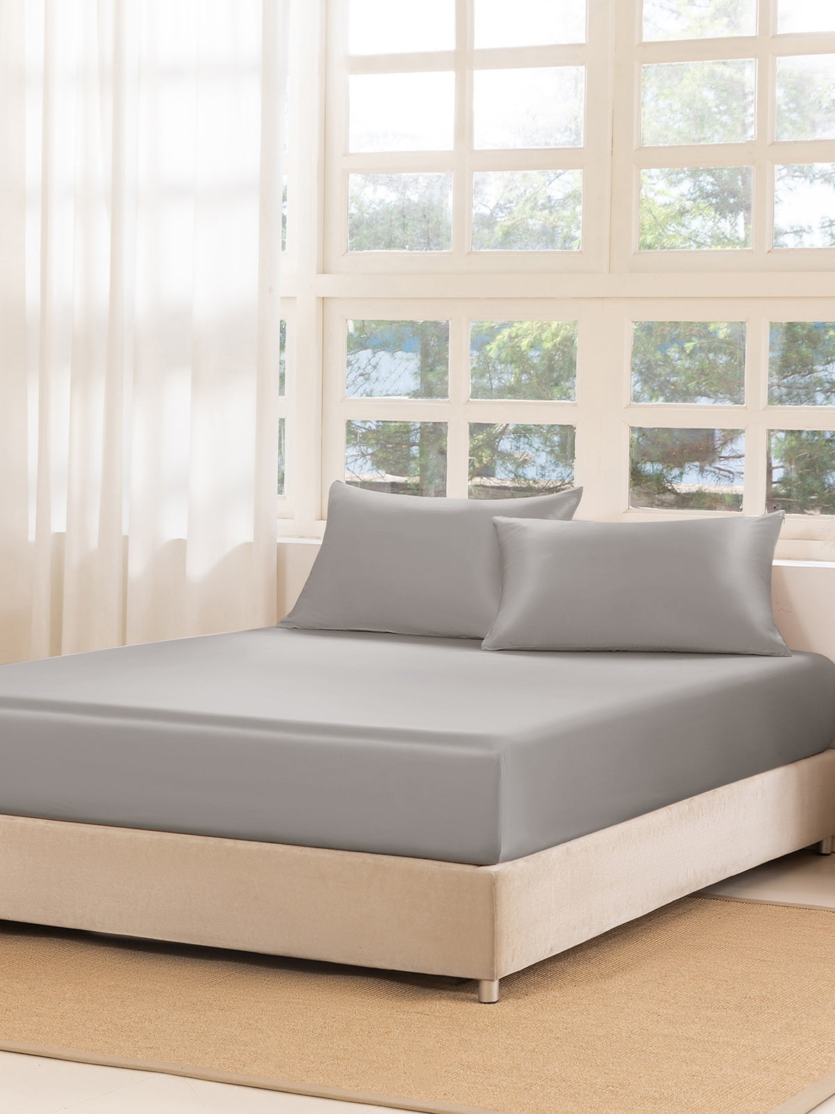 Ensemble de draps-housses 3 pièces en soie - 22 momme