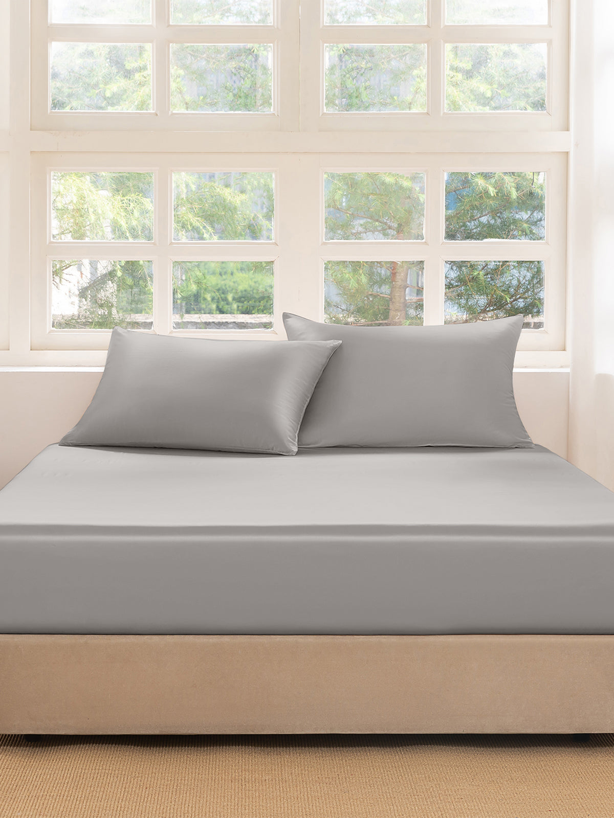 Ensemble de draps-housses 3 pièces en soie - 22 momme